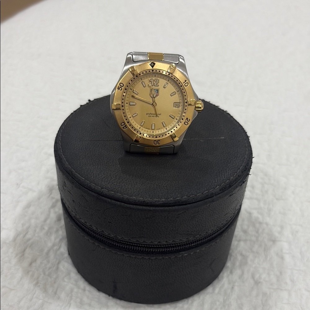 Tag Heuer Two-Tone Gold and Silver Watch